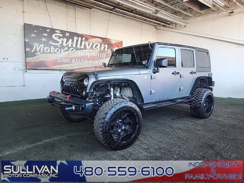 2014 Jeep Wrangler Unlimited for sale at SULLIVAN MOTOR COMPANY INC. in Mesa AZ