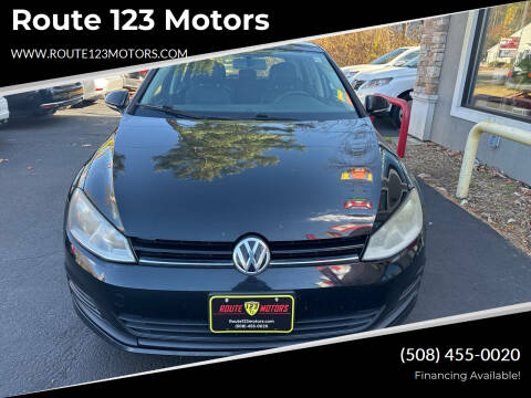 2015 Volkswagen Golf for sale at Route 123 Motors in Norton MA