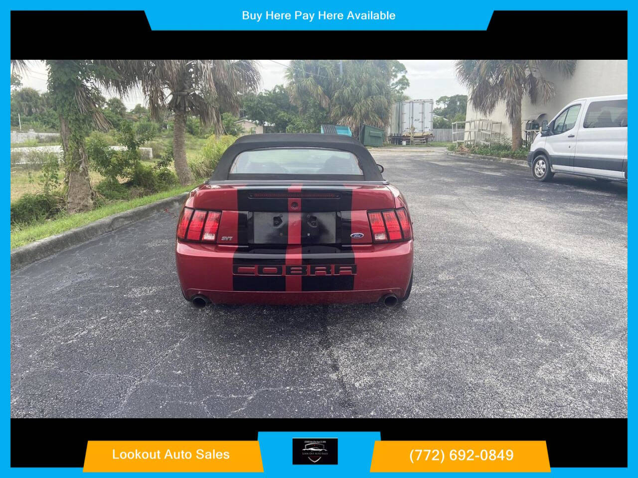 2003 Ford Mustang SVT Cobra for sale at Lookout Auto Sales in Stuart, FL