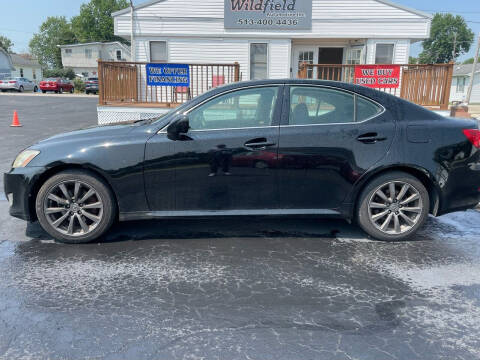 2006 Lexus IS 250 for sale at Wildfield Automotive Inc in Blanchester OH