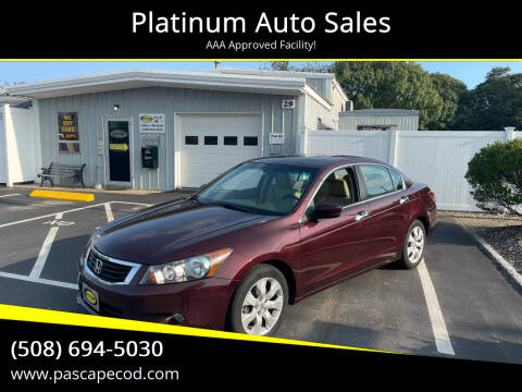 2010 Honda Accord for sale at Platinum Auto Sales in South Yarmouth MA