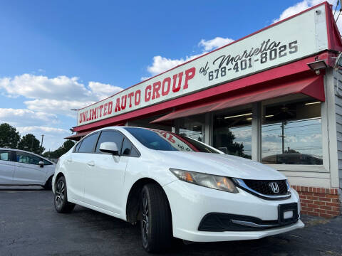 2013 Honda Civic for sale at Unlimited Auto Group of Marietta in Marietta GA