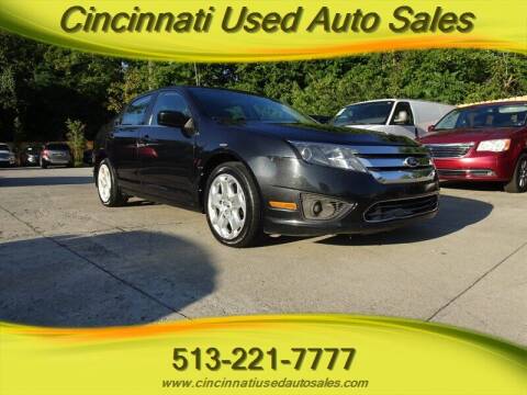 2010 Ford Fusion for sale at Cincinnati Used Auto Sales in Cincinnati OH