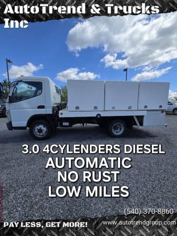 2012 Mitsubishi Fuso FE160 for sale at AutoTrend & Trucks Inc in Fredericksburg VA