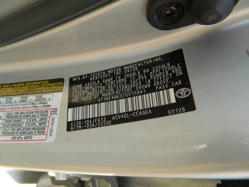 2007 Toyota Camry XLE