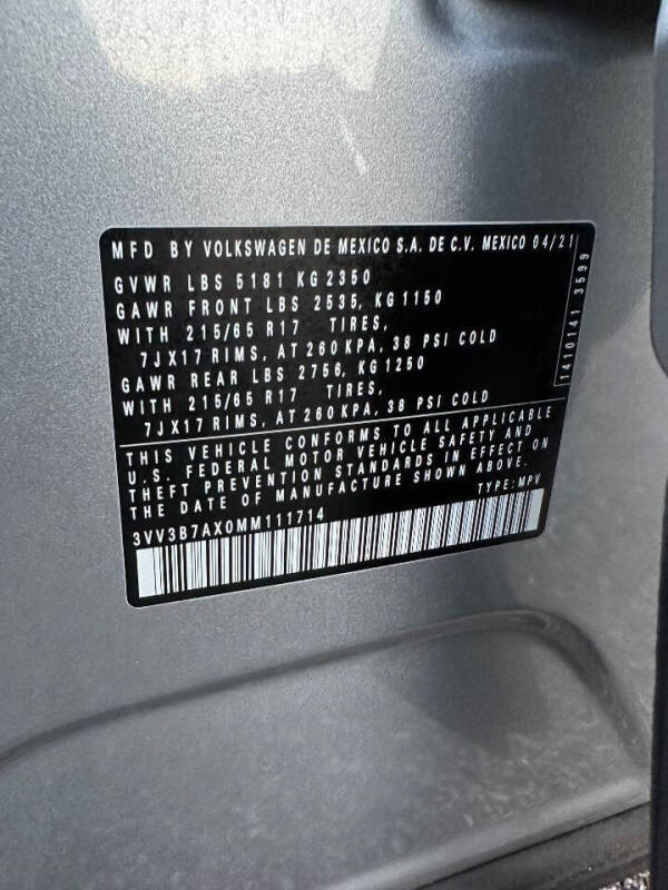 2021 Volkswagen Tiguan SE