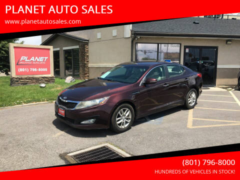 2013 Kia Optima for sale at PLANET AUTO SALES in Lindon UT