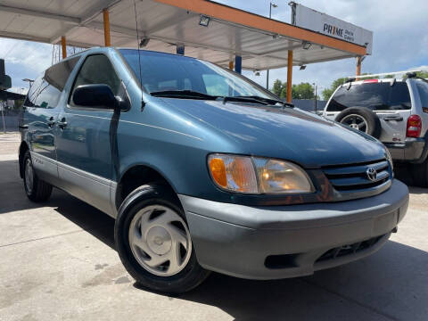 2002 Toyota Sienna for sale at PR1ME Auto Sales in Denver CO