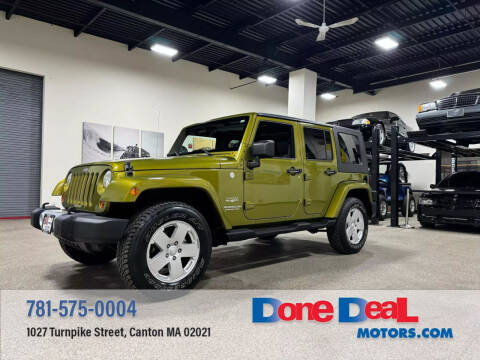 2010 Jeep Wrangler Unlimited for sale at DONE DEAL MOTORS in Canton MA