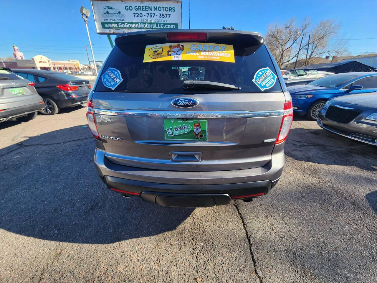 2013 Ford Explorer for sale at GO GREEN MOTORS in Lakewood, CO