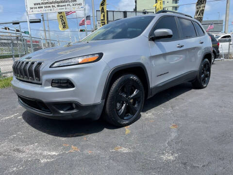 2018 Jeep Cherokee for sale at MIAMI AUTO LIQUIDATORS in Miami FL