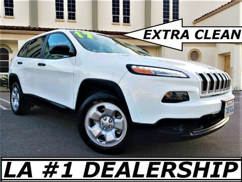 2017 Jeep Cherokee for sale at ALL STAR TRUCKS INC in Los Angeles CA