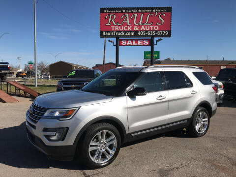 2017 Ford Explorer for sale at RAUL'S TRUCK & AUTO SALES, INC in Oklahoma City OK