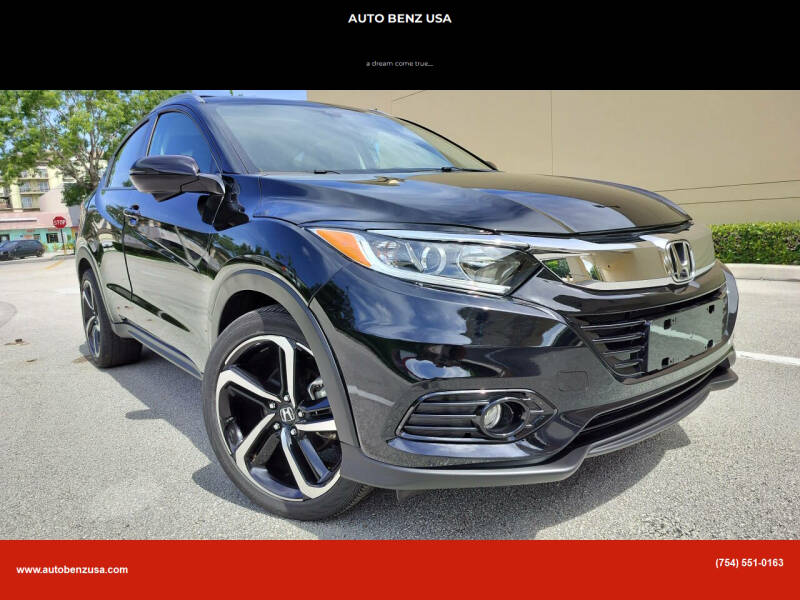 2021 Honda HR-V for sale at AUTO BENZ USA in Fort Lauderdale FL