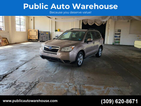 2015 Subaru Forester for sale at Public Auto Warehouse in Pekin IL