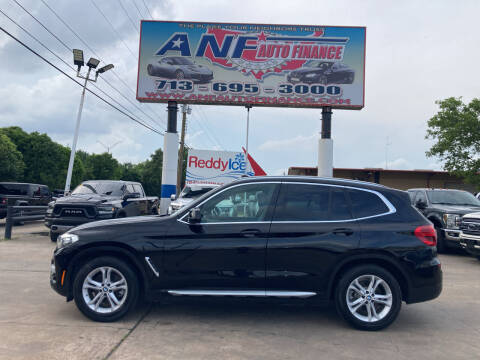 2019 BMW X3 for sale at ANF AUTO FINANCE in Houston TX