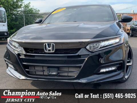 2020 Honda Accord for sale at CHAMPION AUTO SALES OF JERSEY CITY in Jersey City NJ