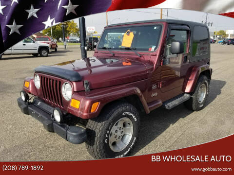 2003 Jeep Wrangler for sale at BB Wholesale Auto in Fruitland ID