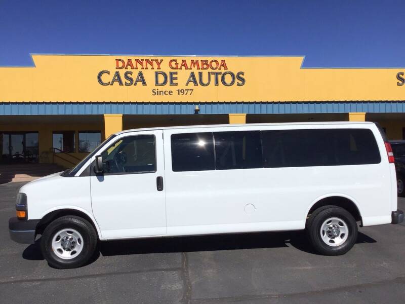 2014 Chevrolet Express Passenger for sale at CASA DE AUTOS, INC in Las Cruces NM