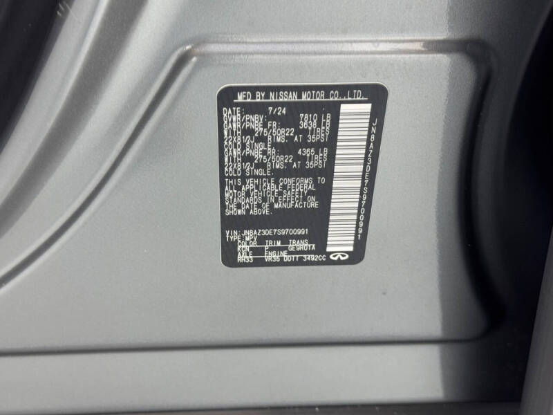 2025 Infiniti QX80 Sensory