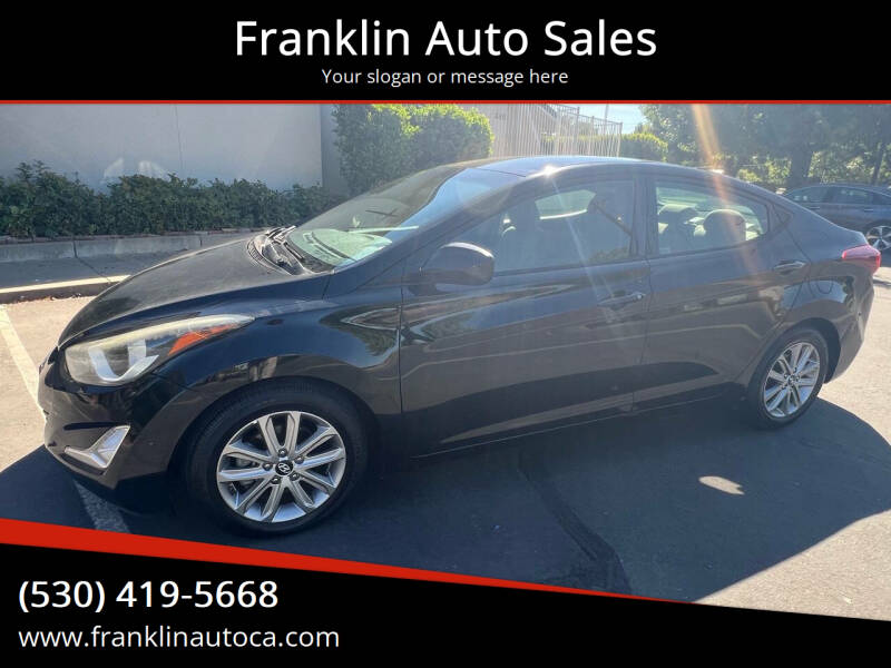 2016 Hyundai Elantra for sale at Franklin Auto Sales in Yuba City CA