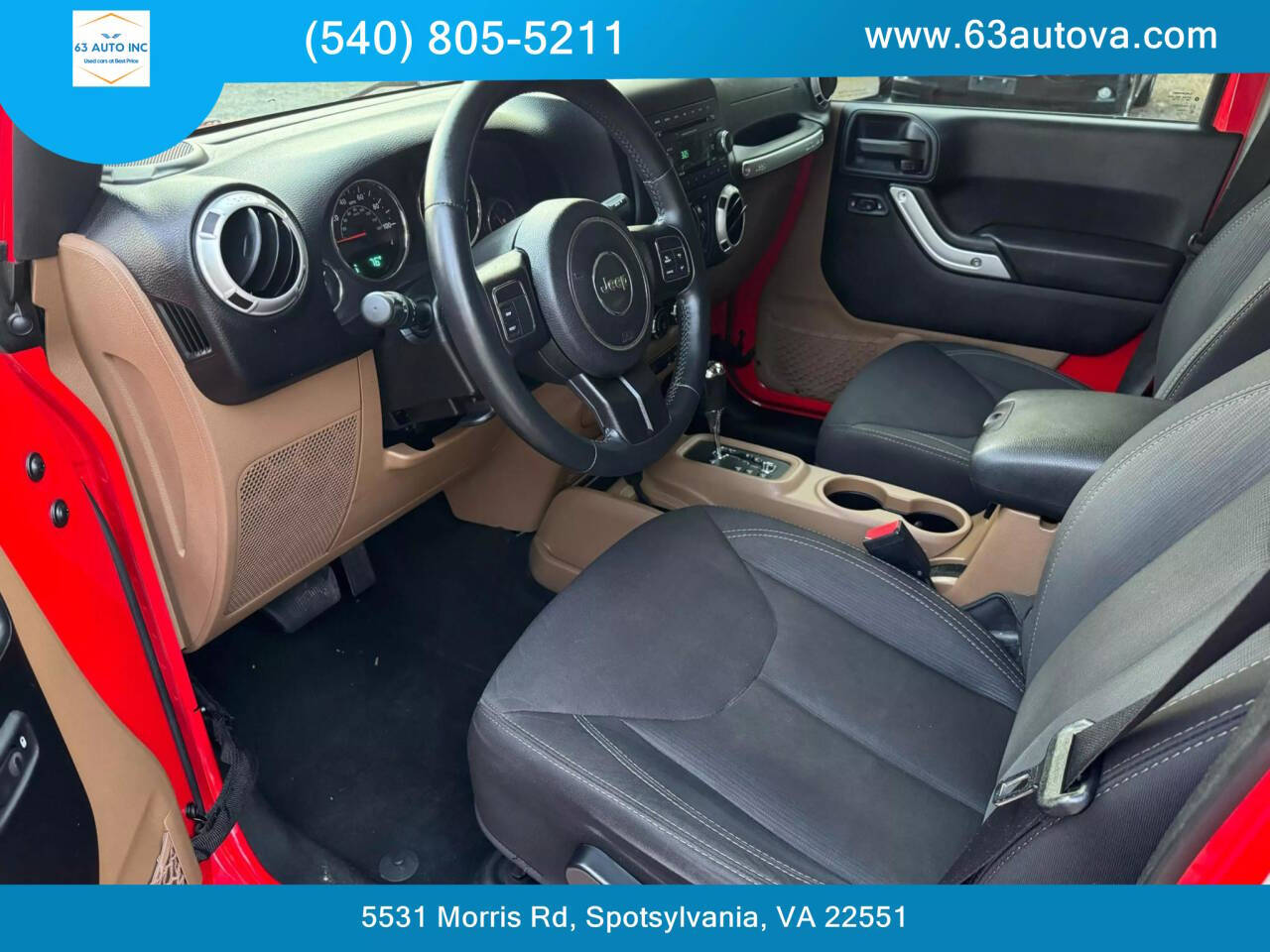 2015 Jeep Wrangler Unlimited for sale at 63 Auto Inc in Spotsylvania, VA