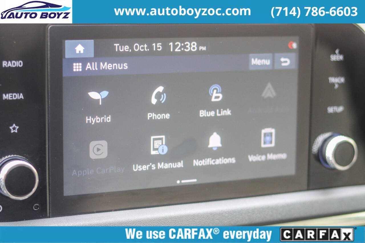 2021 Hyundai SONATA Hybrid for sale at Auto Boyz in Garden Grove, CA