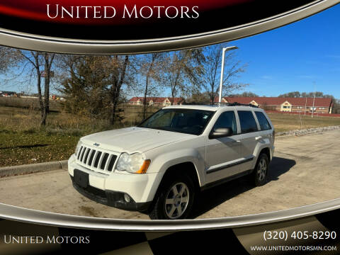 2008 Jeep Grand Cherokee for sale at United Motors in Saint Cloud MN