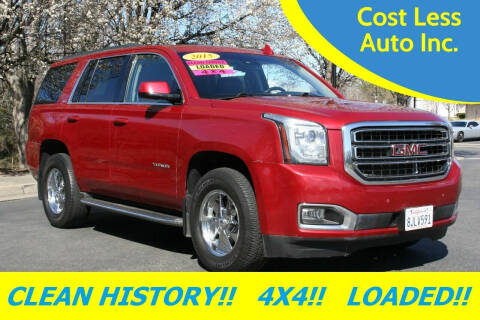 2015 GMC Yukon for sale at Cost Less Auto Inc. in Rocklin CA