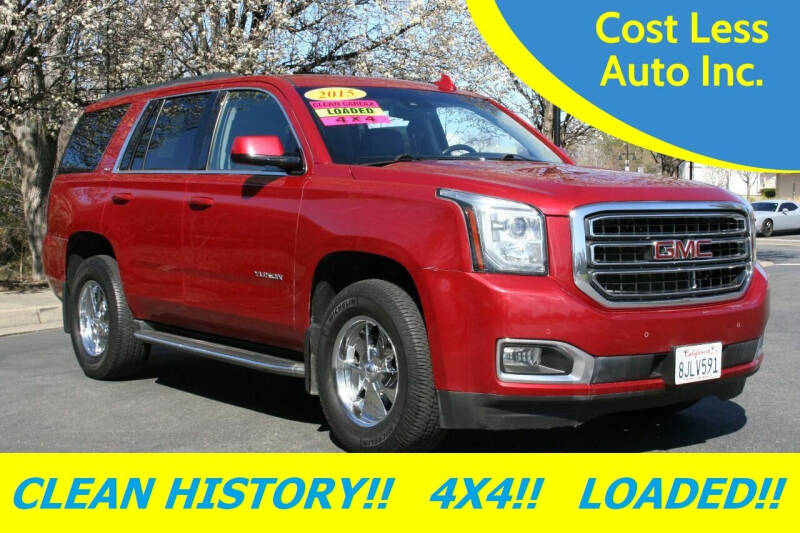 2015 GMC Yukon for sale at Cost Less Auto Inc. in Rocklin CA