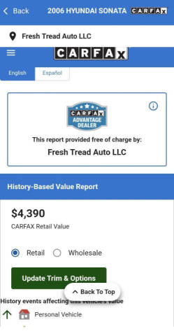 2006 Hyundai Sonata LX