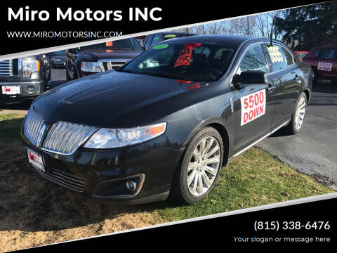 2009 Lincoln MKS for sale at Miro Motors INC in Woodstock IL