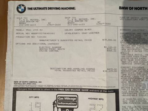 1995 BMW M3