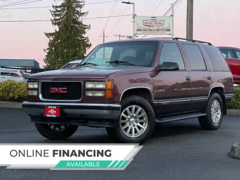 1996 GMC Yukon for sale at Real Deal Cars in Everett WA