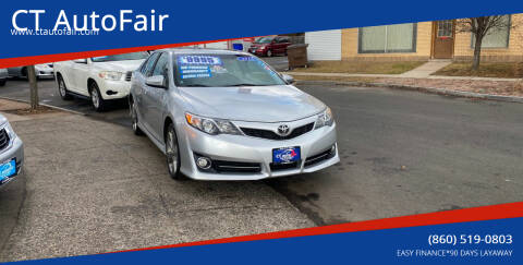 2012 Toyota Camry for sale at CT AutoFair in West Hartford CT