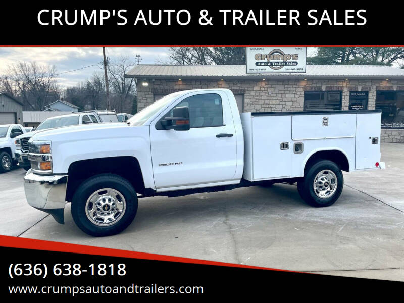 2016 Chevrolet Silverado 2500HD for sale at CRUMP'S AUTO & TRAILER SALES in Crystal City MO