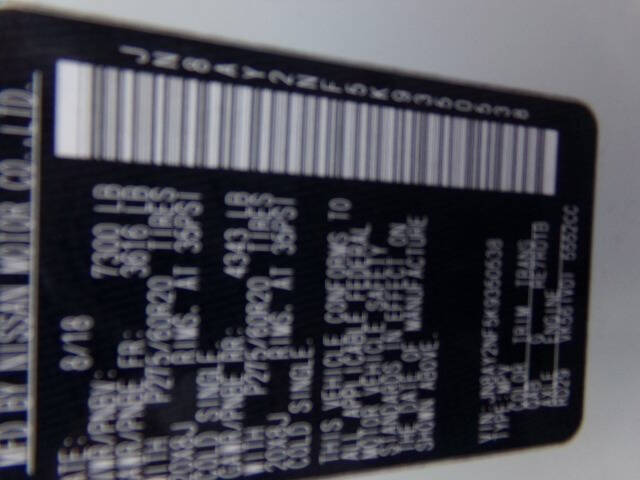 2019 Nissan Armada Platinum