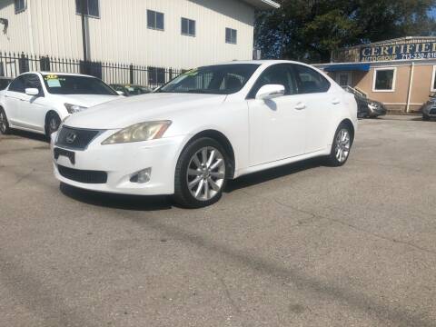 2010 Lexus IS 250 for sale at CERTIFIED AUTO GROUP in Houston TX