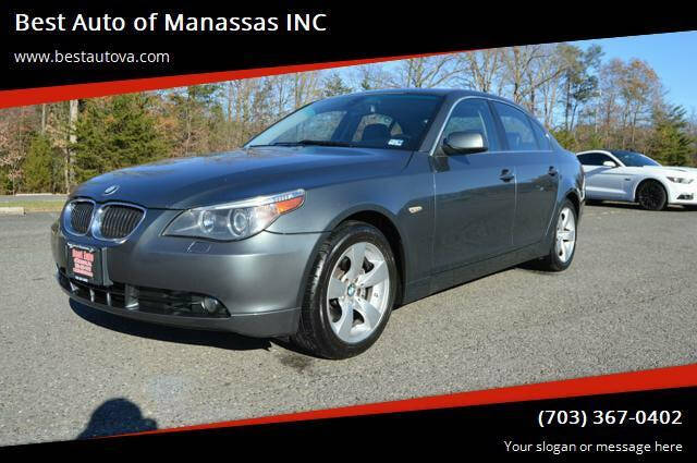 2007 BMW 5 Series for sale at Best Auto of Manassas INC in Manassas VA