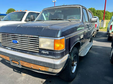 1990 Ford Bronco for sale at FIREBALL MOTORS LLC in Lowellville OH