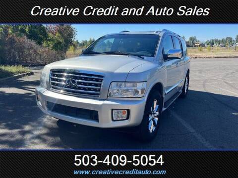 2008 Infiniti QX56 for sale at Creative Credit & Auto Sales in Salem OR