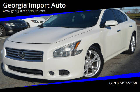 2013 Nissan Maxima for sale at Georgia Import Auto in Alpharetta GA