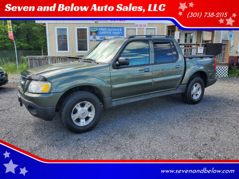 2004 Ford Explorer Sport Trac for sale at Seven and Below Auto Sales, LLC in Rockville MD