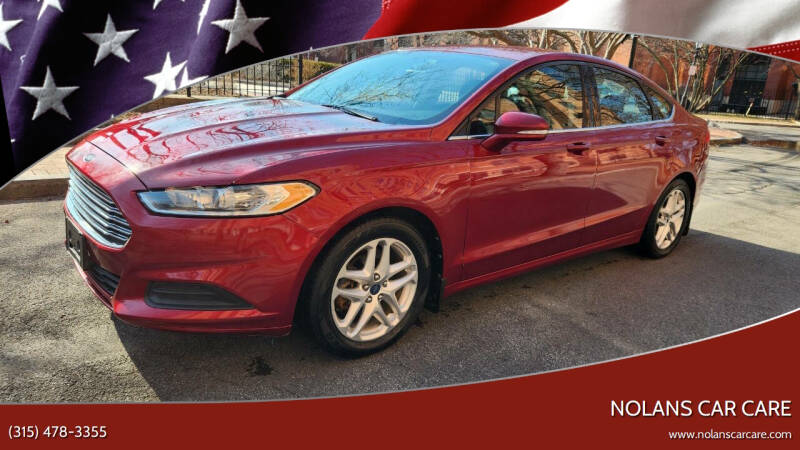2013 Ford Fusion for sale at Nolans Car Care in Syracuse NY