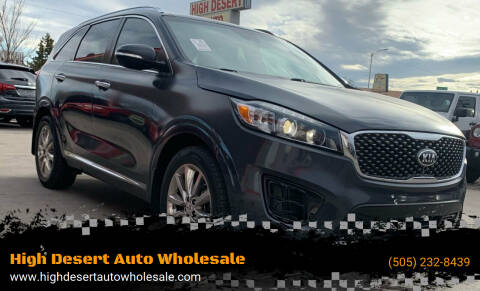 2017 Kia Sorento for sale at High Desert Auto Wholesale in Albuquerque NM