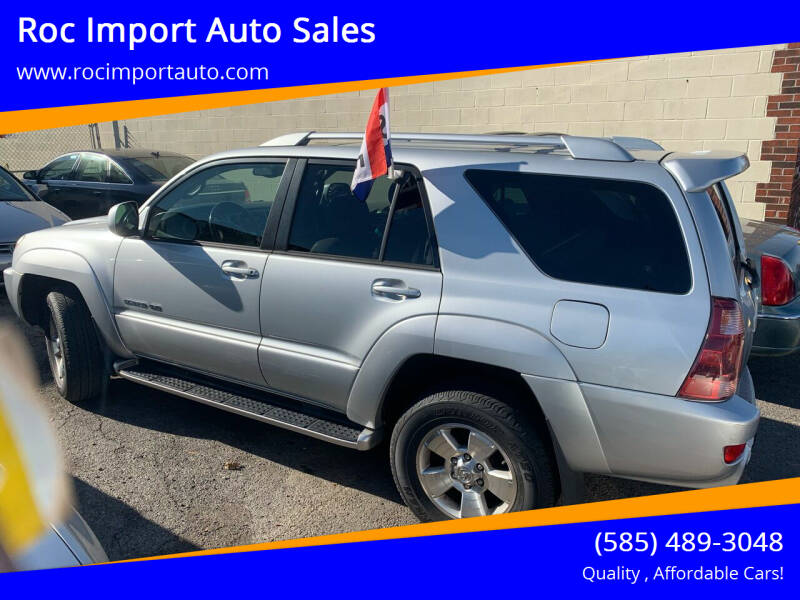 2004 Toyota 4Runner for sale at Roc Import Auto Sales in Rochester NY