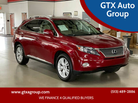 2010 Lexus RX 450h for sale at GTX Auto Group in West Chester OH