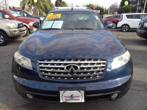 2005 Infiniti FX35 for sale at RA Auto Wholesale LLC in San Jose CA