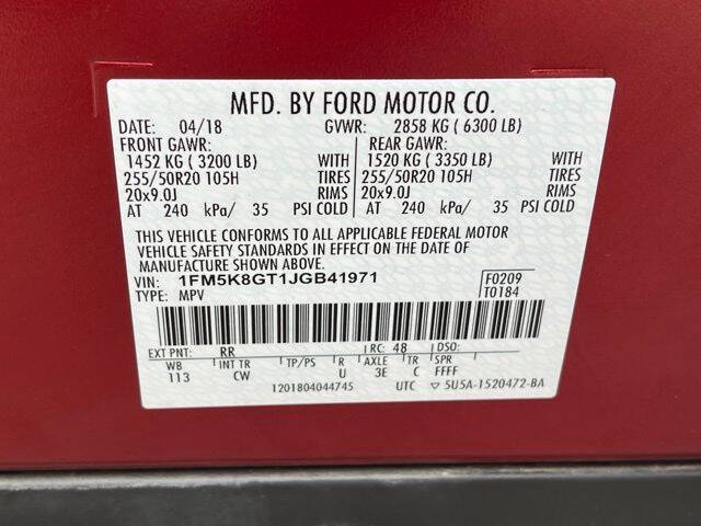 2018 Ford Explorer Sport