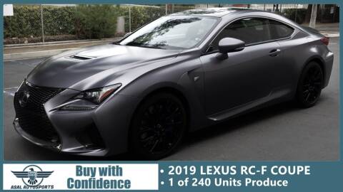 2019 Lexus RC F for sale at ASAL AUTOSPORTS in Corona CA